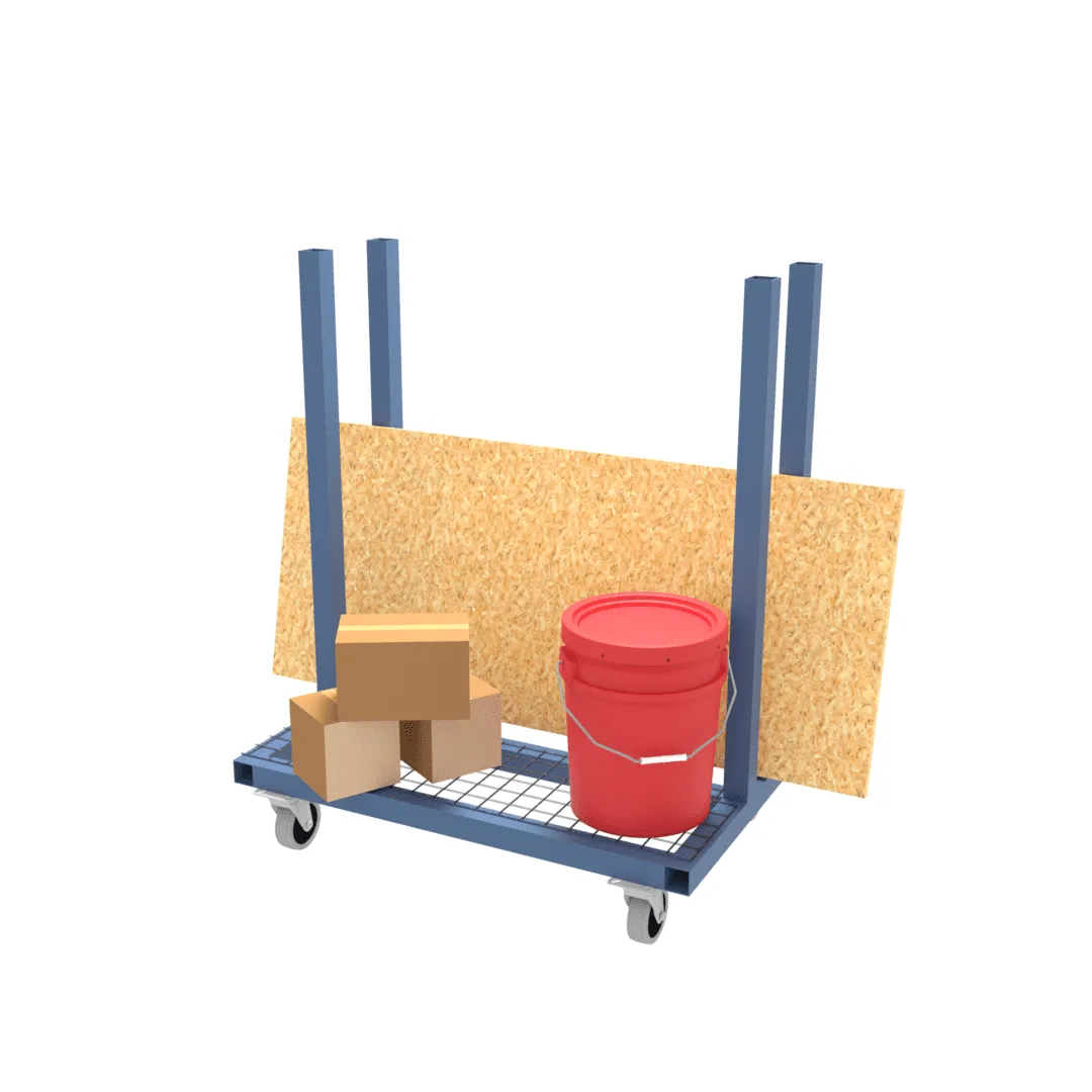Heavy Duty Sheet & Board Material Handling Trolley