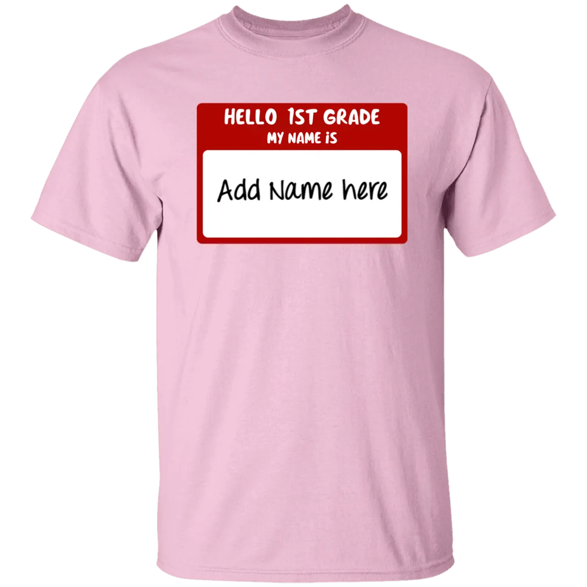 Hello 1st Grade Youth 100% Cotton T-Shirt