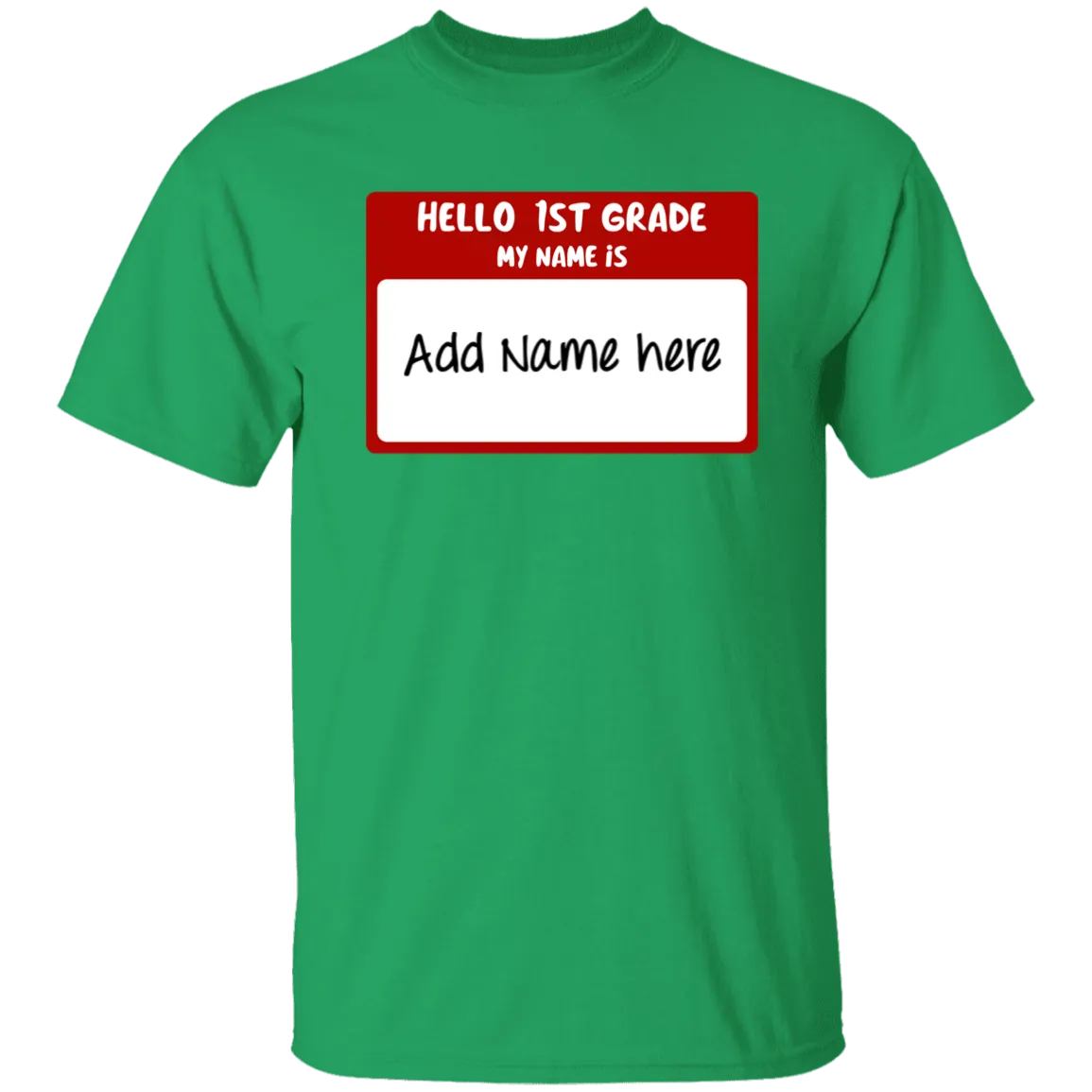 Hello 1st Grade Youth 100% Cotton T-Shirt