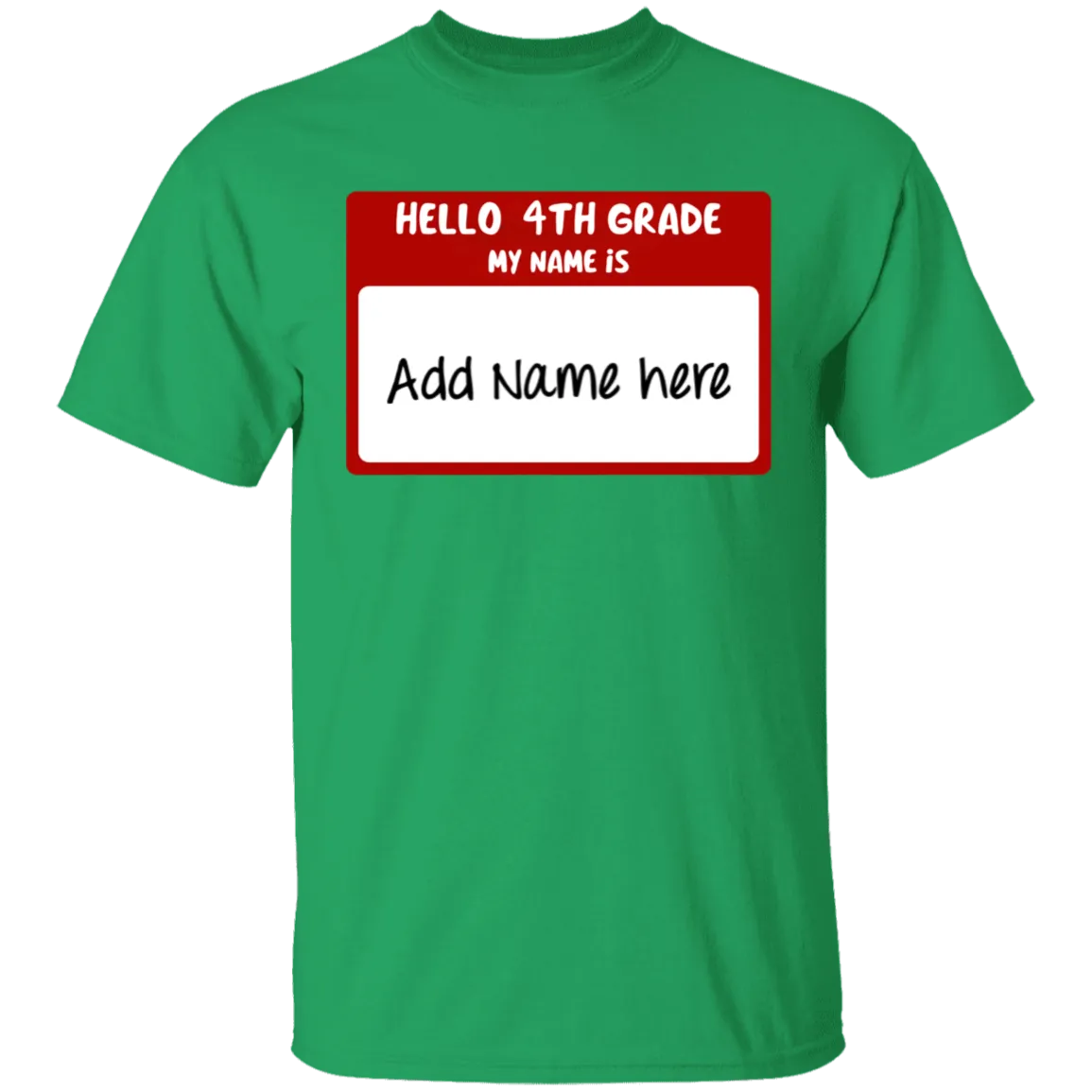 Hello 4th Grade Youth 100% Cotton T-Shirt
