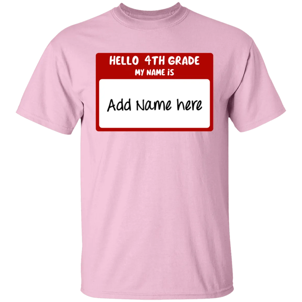 Hello 4th Grade Youth 100% Cotton T-Shirt