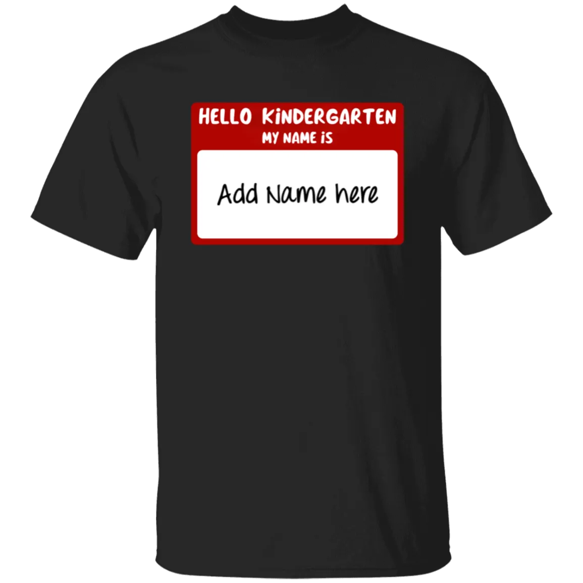 Hello Kindergarten  Youth 100% Cotton T-Shirt