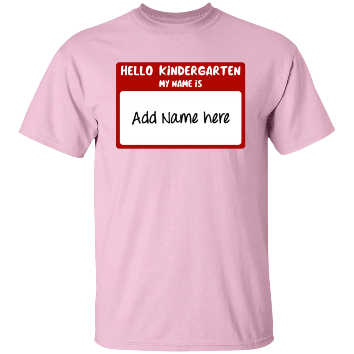 Hello Kindergarten  Youth 100% Cotton T-Shirt