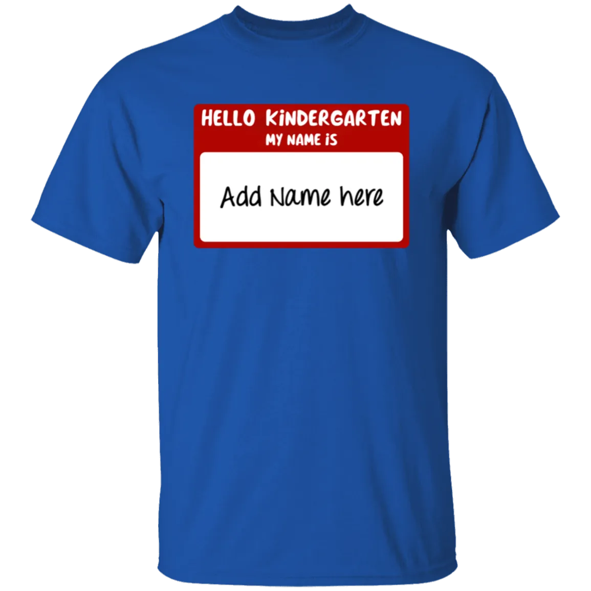 Hello Kindergarten  Youth 100% Cotton T-Shirt