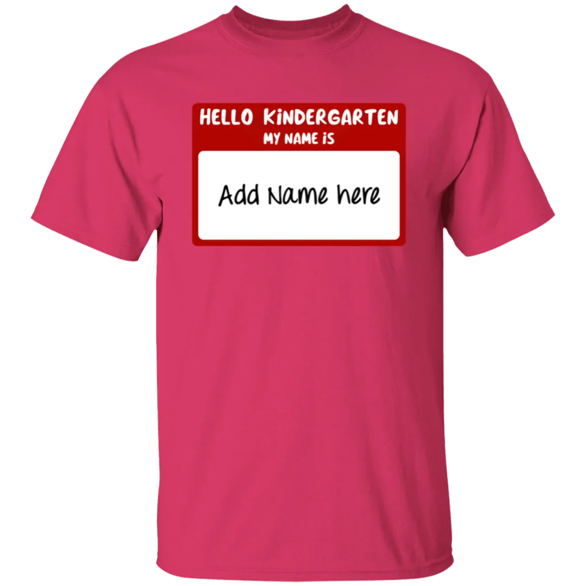 Hello Kindergarten  Youth 100% Cotton T-Shirt