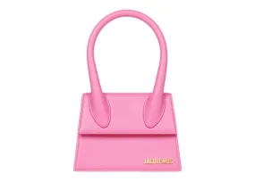 Jacquemus Le Chiquito Moyen Signature Handbag Pink