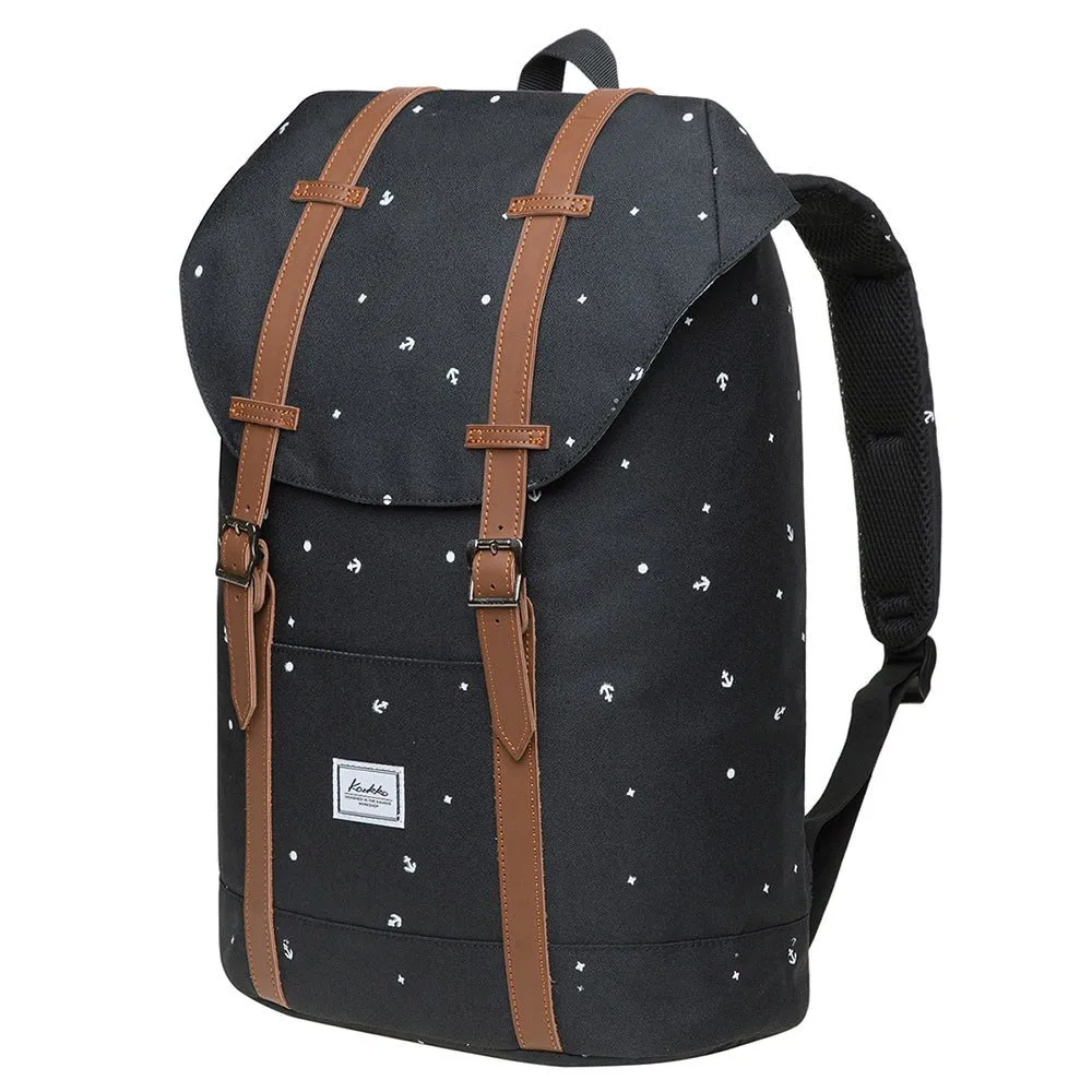 KAUKKO Backpack for city trips, EP6-10 ( Black / 11.8L )