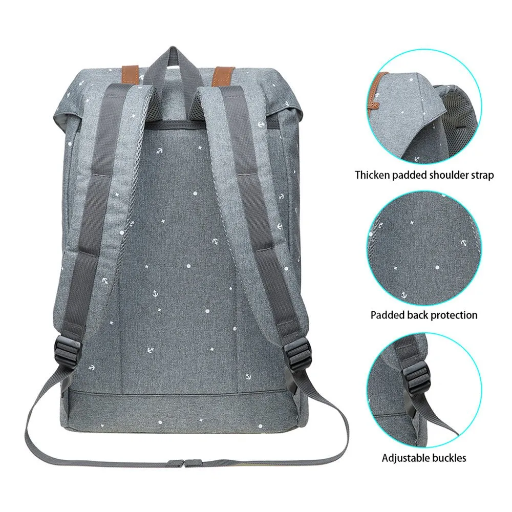 KAUKKO Backpack for city trips, EP6-10 ( Grey / 11.8L )