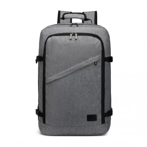 Kono Lightweight Cabin Bag Travel Business Backpack - Grey | Ideal for Travel, Business & Daily Commute | Durable & Water-Resistant