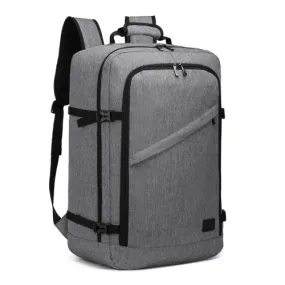 Kono Lightweight Cabin Bag Travel Business Backpack - Grey | Ideal for Travel, Business & Daily Commute | Durable & Water-Resistant