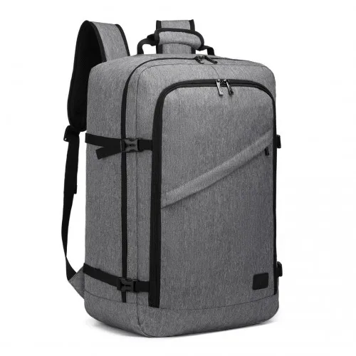 Kono Lightweight Cabin Bag Travel Business Backpack - Grey | Ideal for Travel, Business & Daily Commute | Durable & Water-Resistant