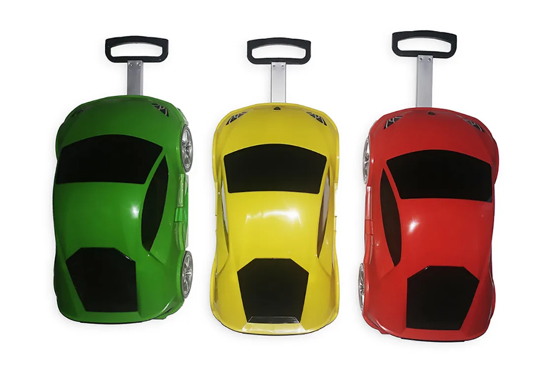 Lambo Cars Trolley Yellow / Red / Green