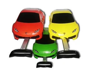 Lambo Cars Trolley Yellow / Red / Green