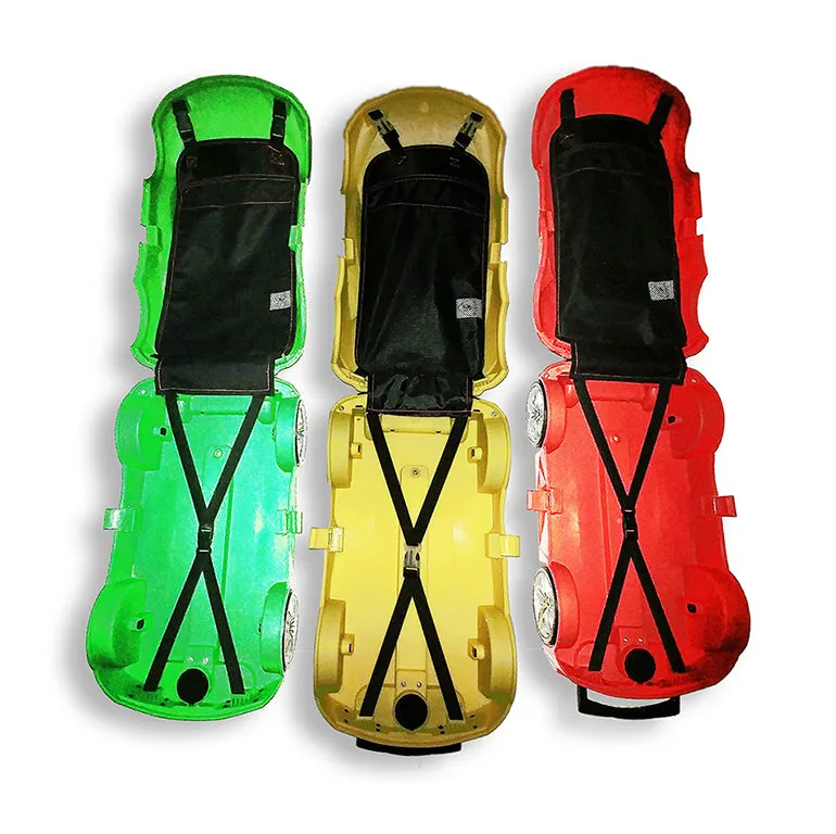 Lambo Cars Trolley Yellow / Red / Green
