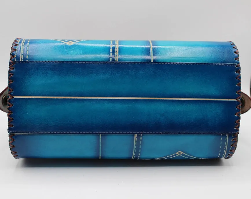 Leather Jeans Handbag #832