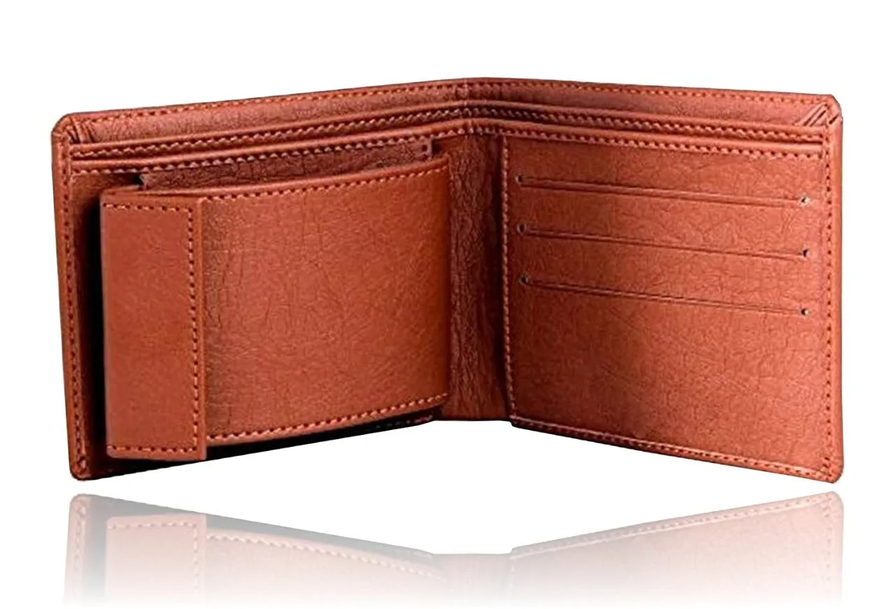 Luxurious & High Quality of Brown Color Artificial Leather Wallet for Male