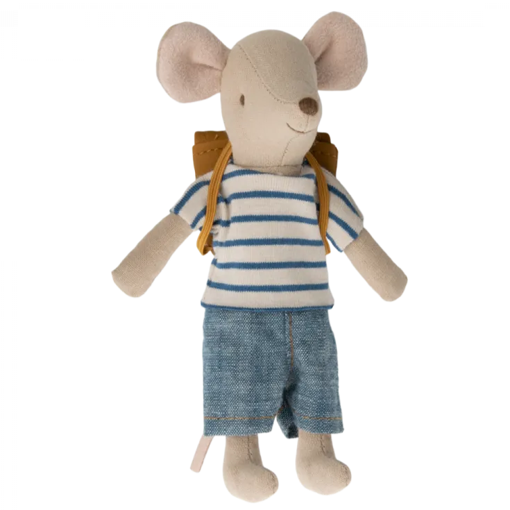 Maileg Tricycle Mouse, Big Brother with Bag A
