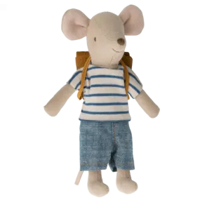 Maileg Tricycle Mouse, Big Brother with Bag A
