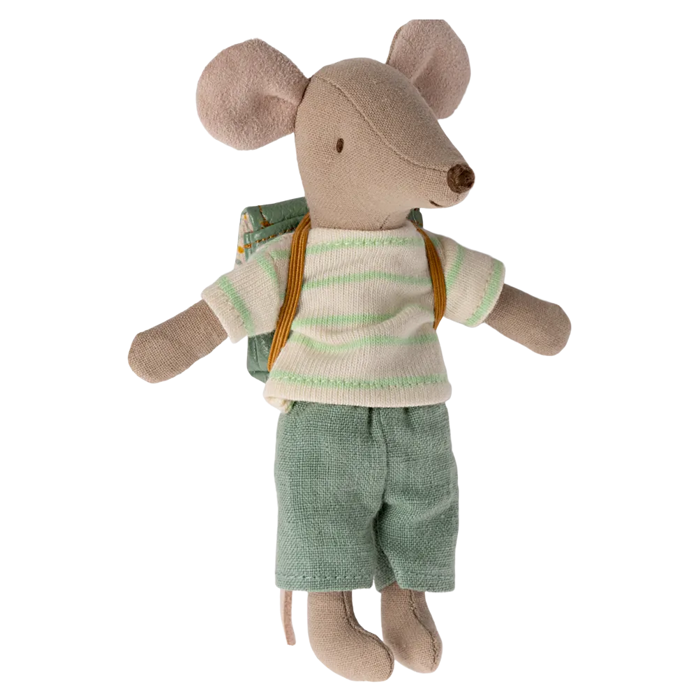 Maileg Tricycle Mouse, Big Brother with Bag B
