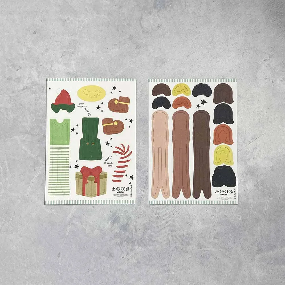 Make Your Own Elf Peg Doll Kit