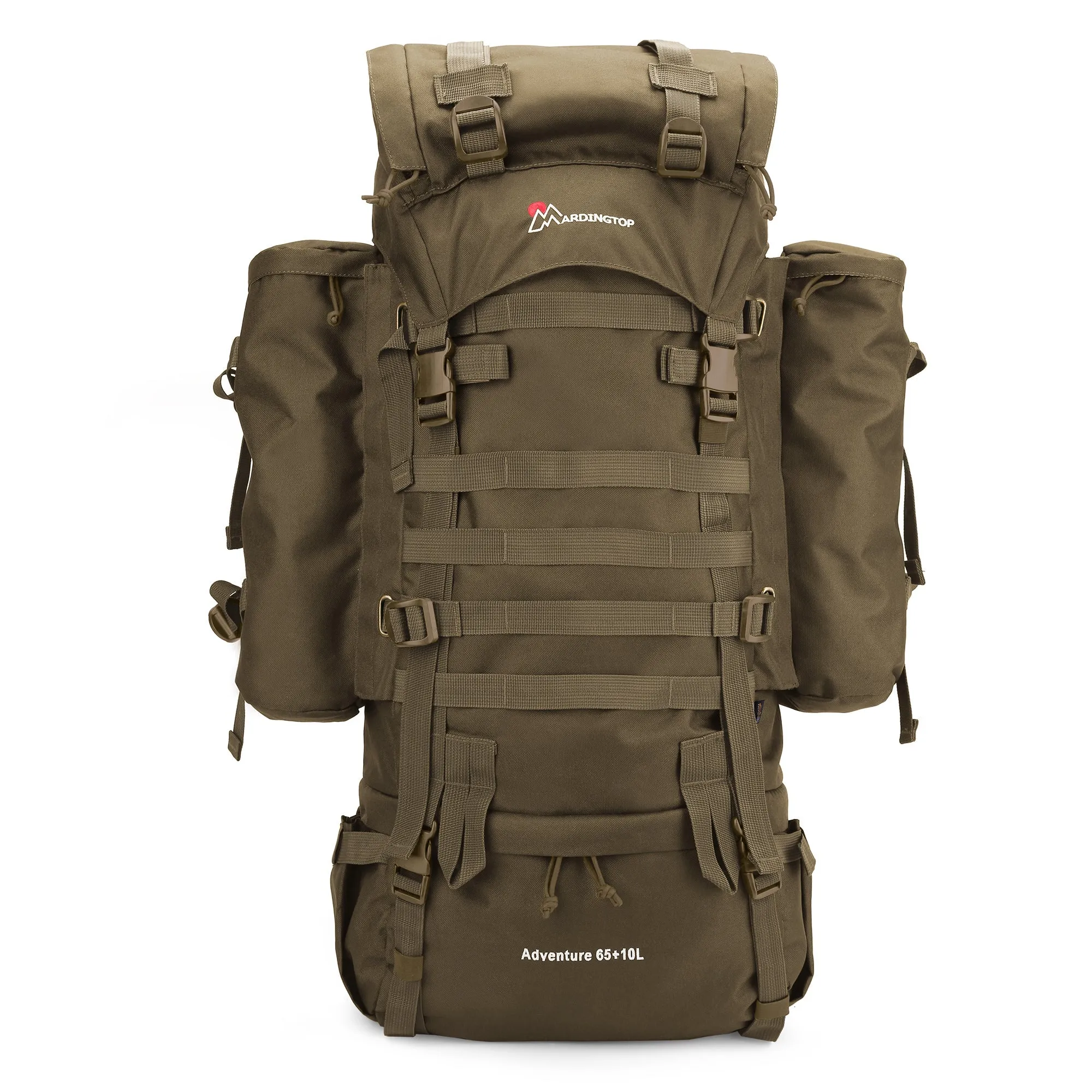 Mardingtop 65 10L Molle Tactical Internal Frame Backpacks with Rain Cover