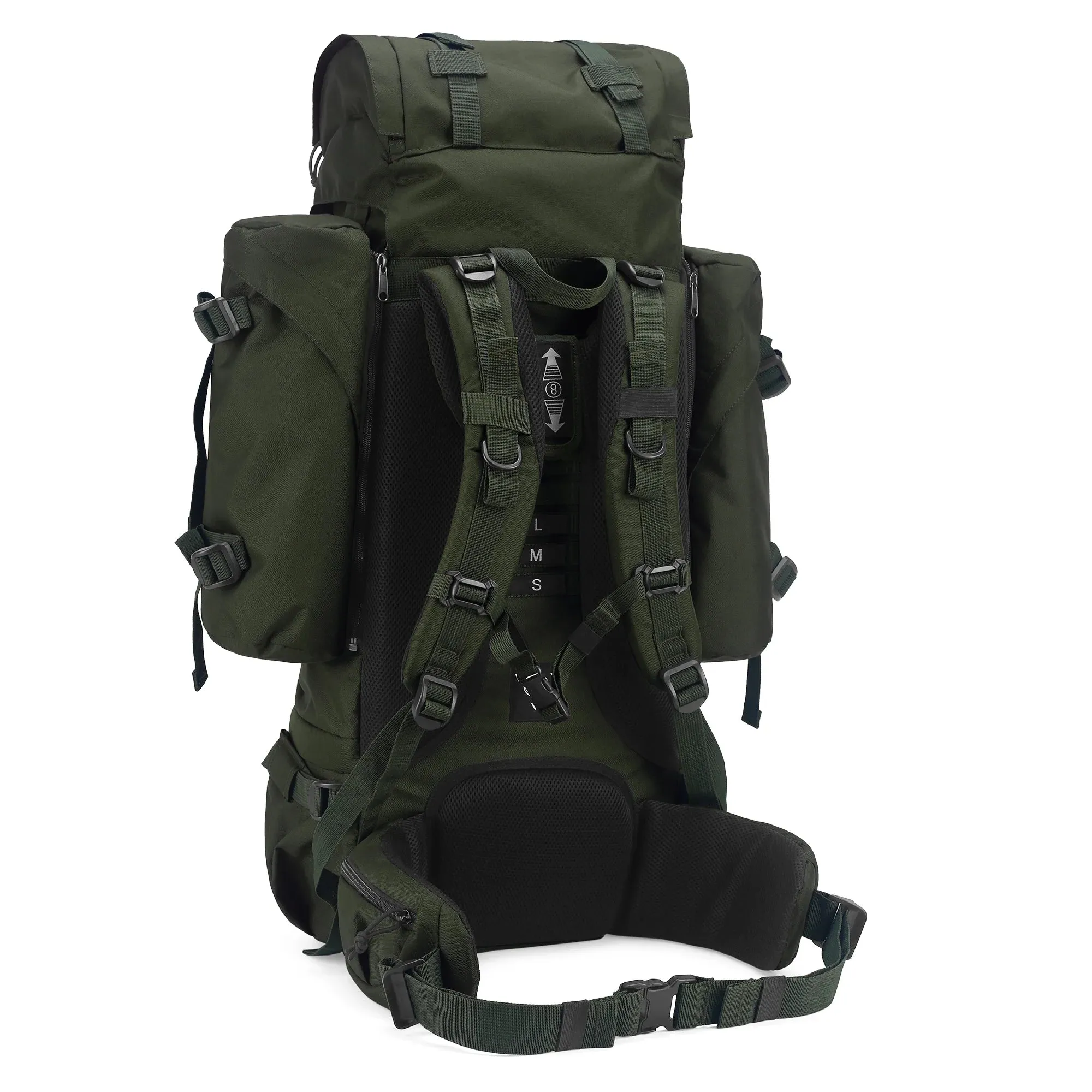 Mardingtop 65 10L Molle Tactical Internal Frame Backpacks with Rain Cover