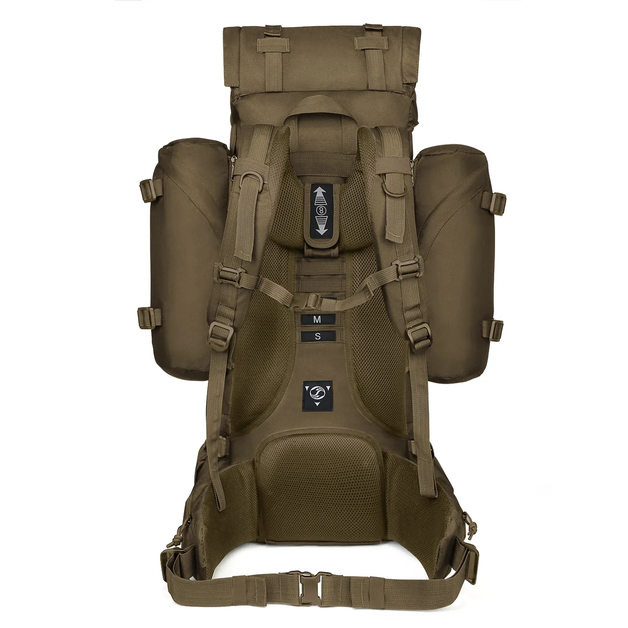 Mardingtop 65 10L Molle Tactical Internal Frame Backpacks with Rain Cover