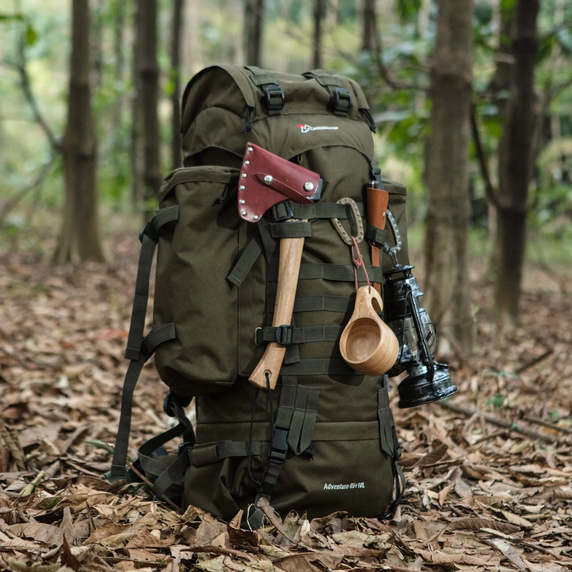 Mardingtop 65 10L Molle Tactical Internal Frame Backpacks with Rain Cover