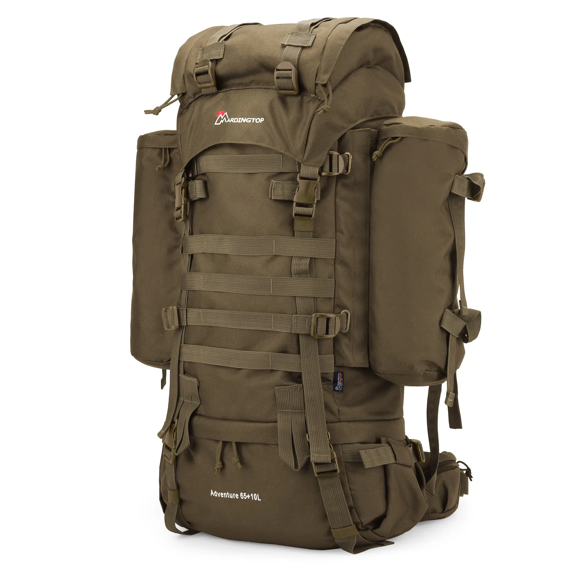 Mardingtop 65 10L Molle Tactical Internal Frame Backpacks with Rain Cover