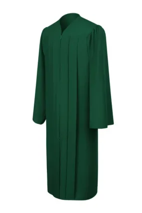 Matte Hunter High School Graduation Gown