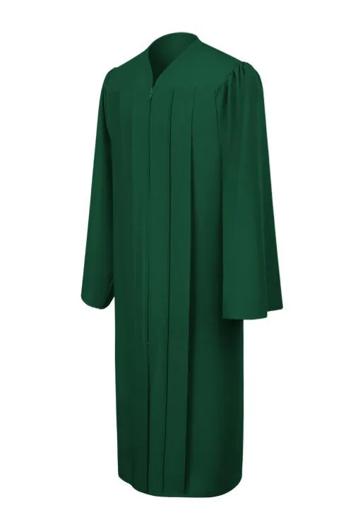 Matte Hunter High School Graduation Gown