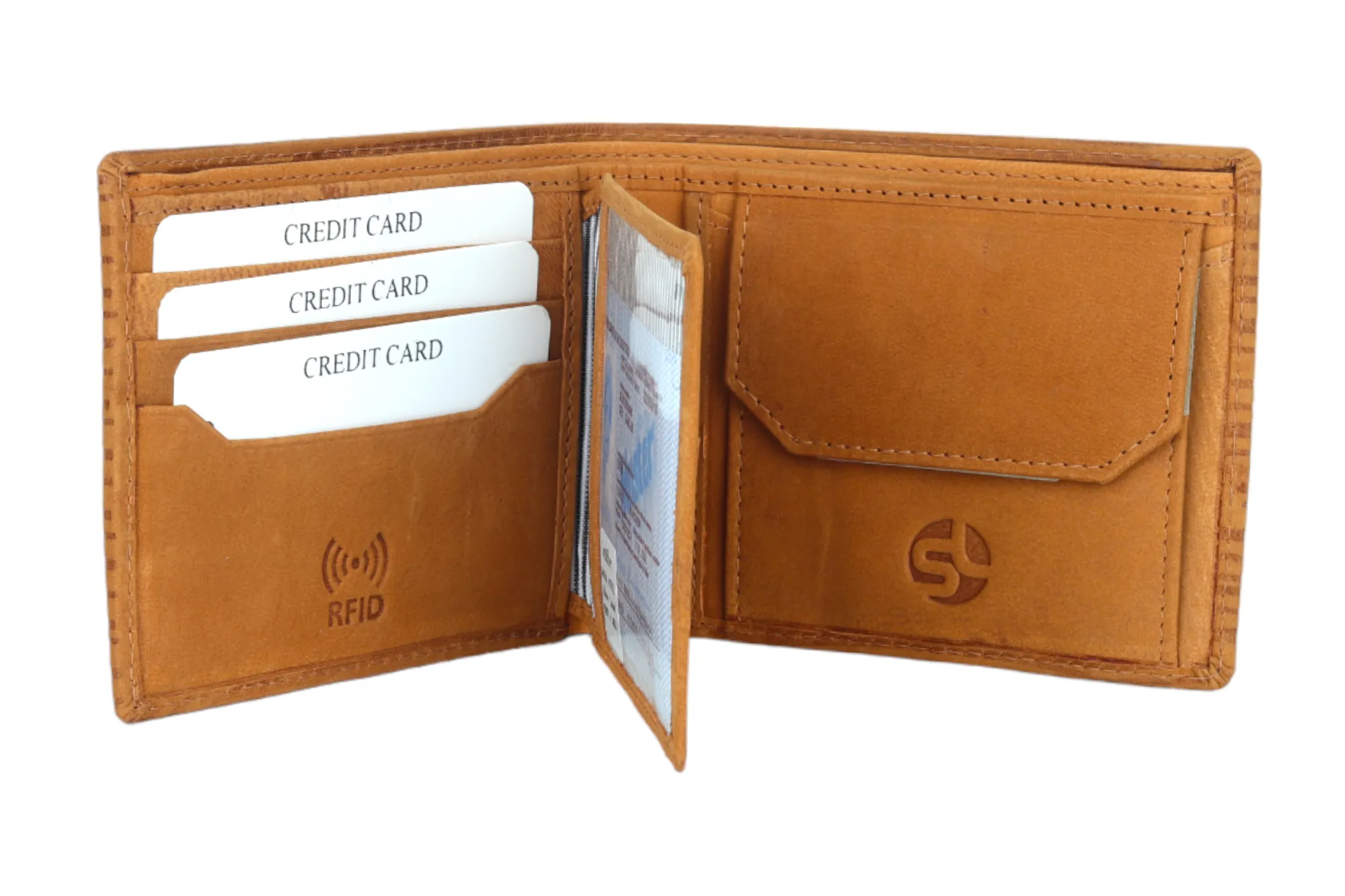 MENS LEATHER WALLET (RFID) 93722