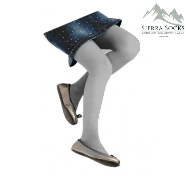 Micro 50 Plain - Flat Knit Year-Round Tights, Girls Tight, Available Differnt Color and Size