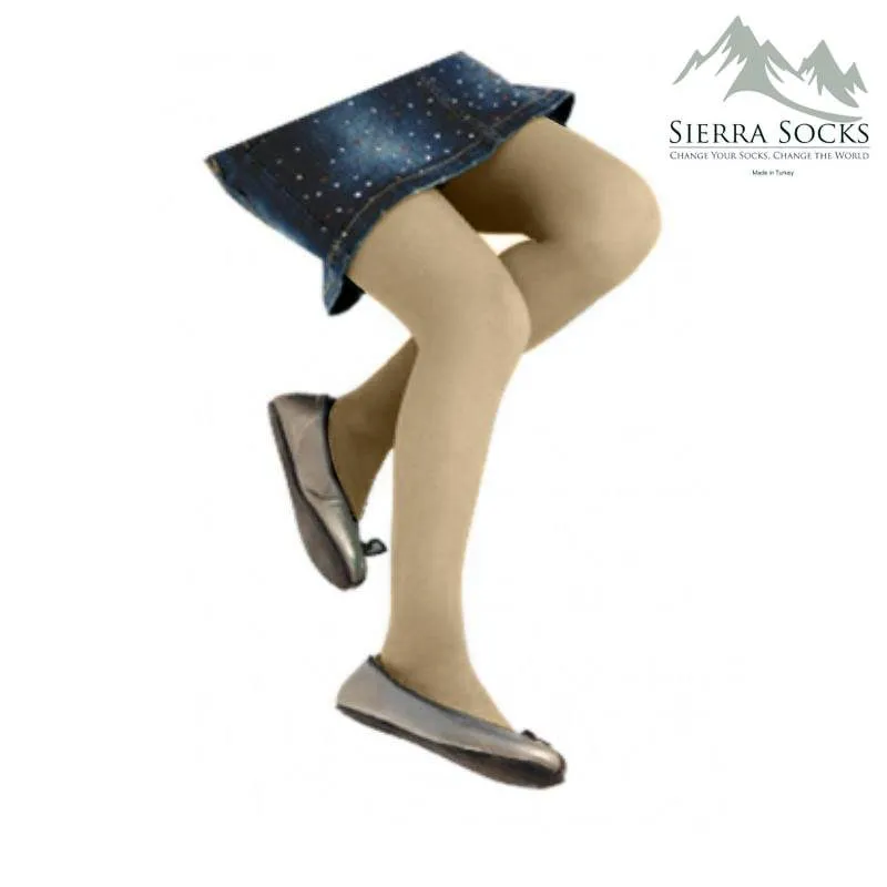 Micro 50 Plain - Flat Knit Year-Round Tights, Girls Tight, Available Differnt Color and Size