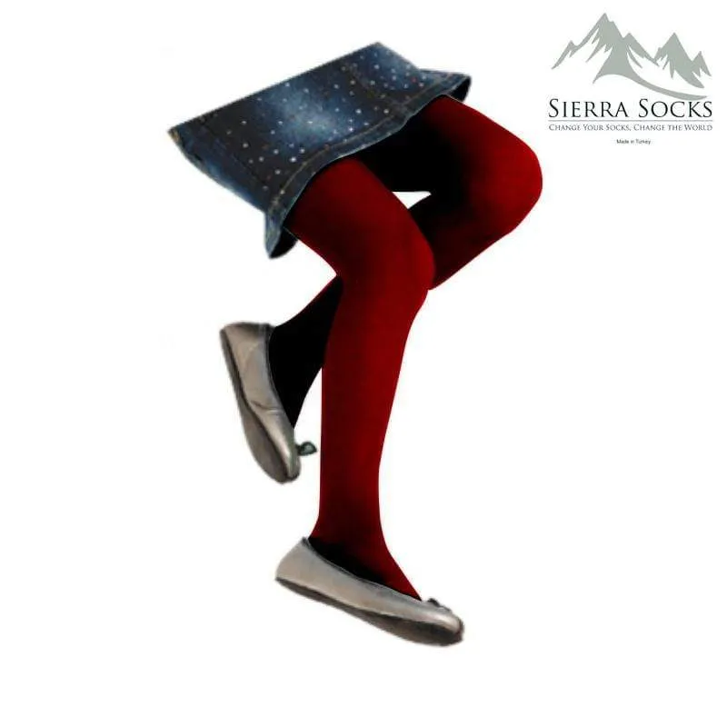 Micro 50 Plain - Flat Knit Year-Round Tights, Girls Tight, Available Differnt Color and Size