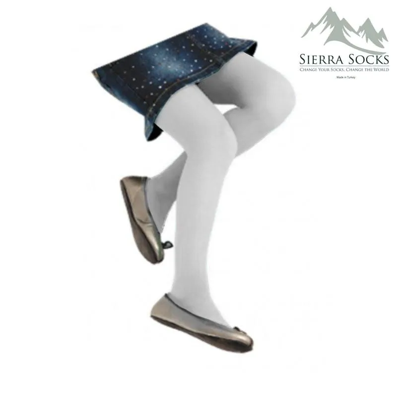 Micro 50 Plain - Flat Knit Year-Round Tights, Girls Tight, Available Differnt Color and Size