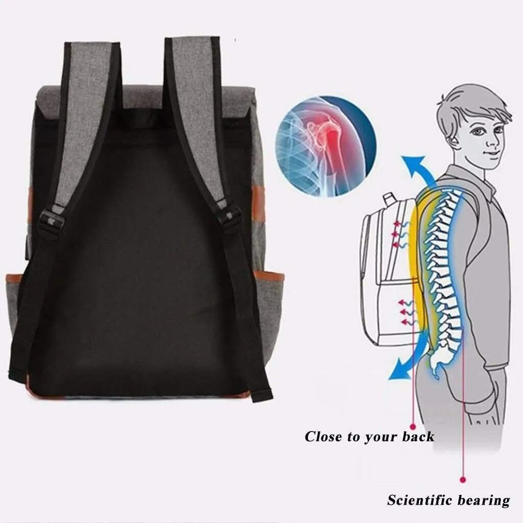 Multi-Function Waterproof USB Charging Backpack