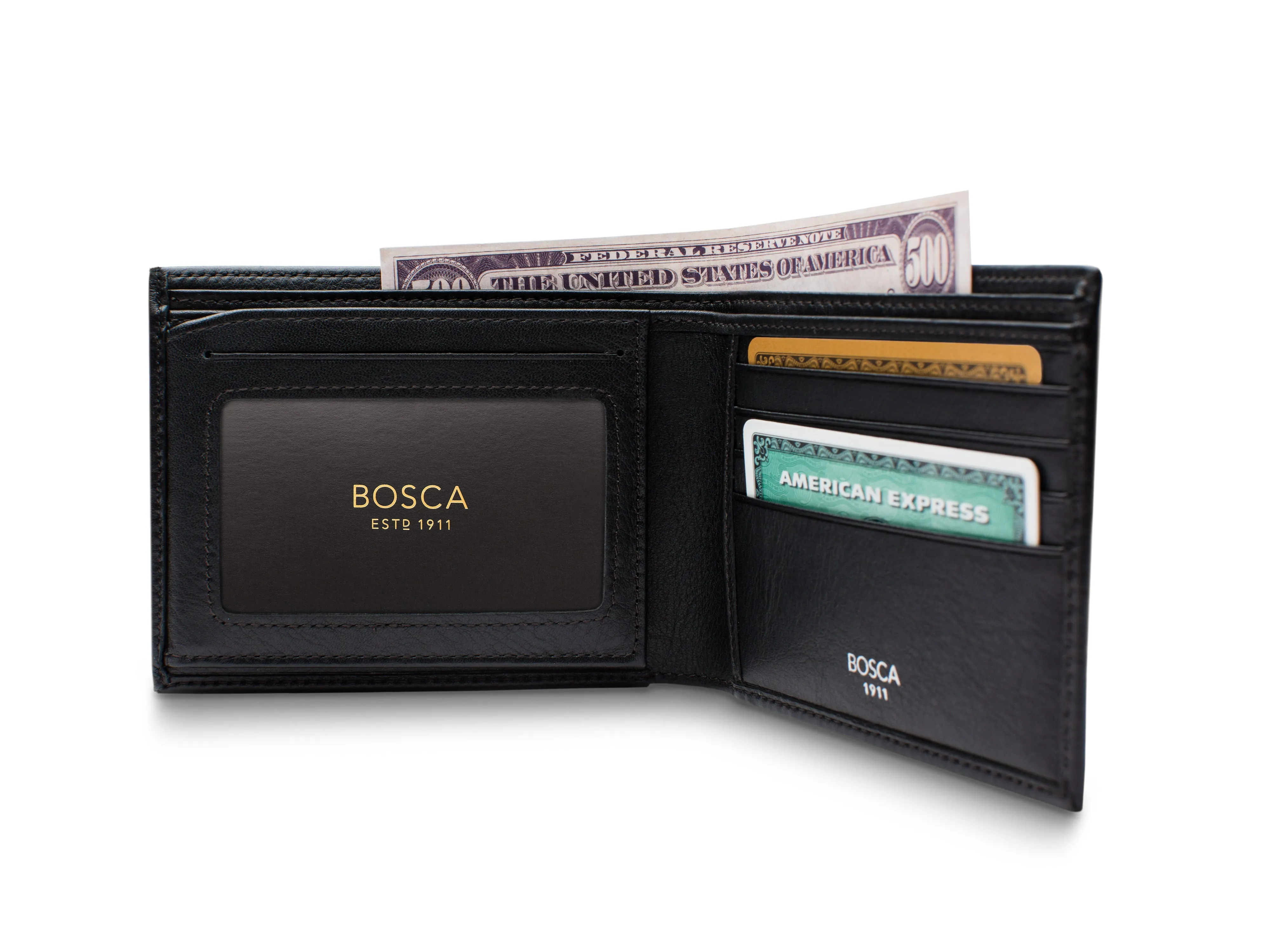 Nappa Vitello Bifold With Card / I.D. Flap