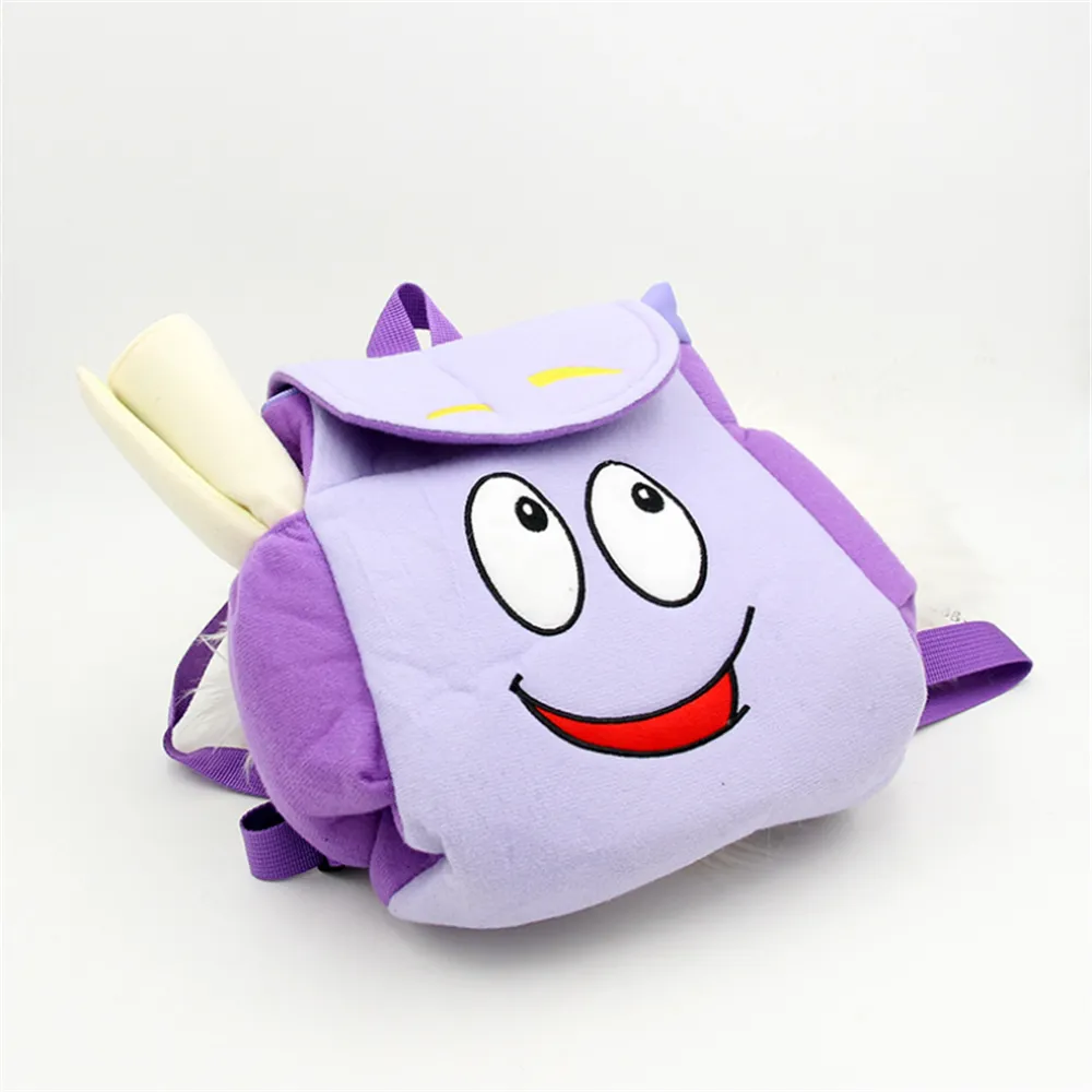 New Kindergarten Purple Dora Explorer Backpack with Map