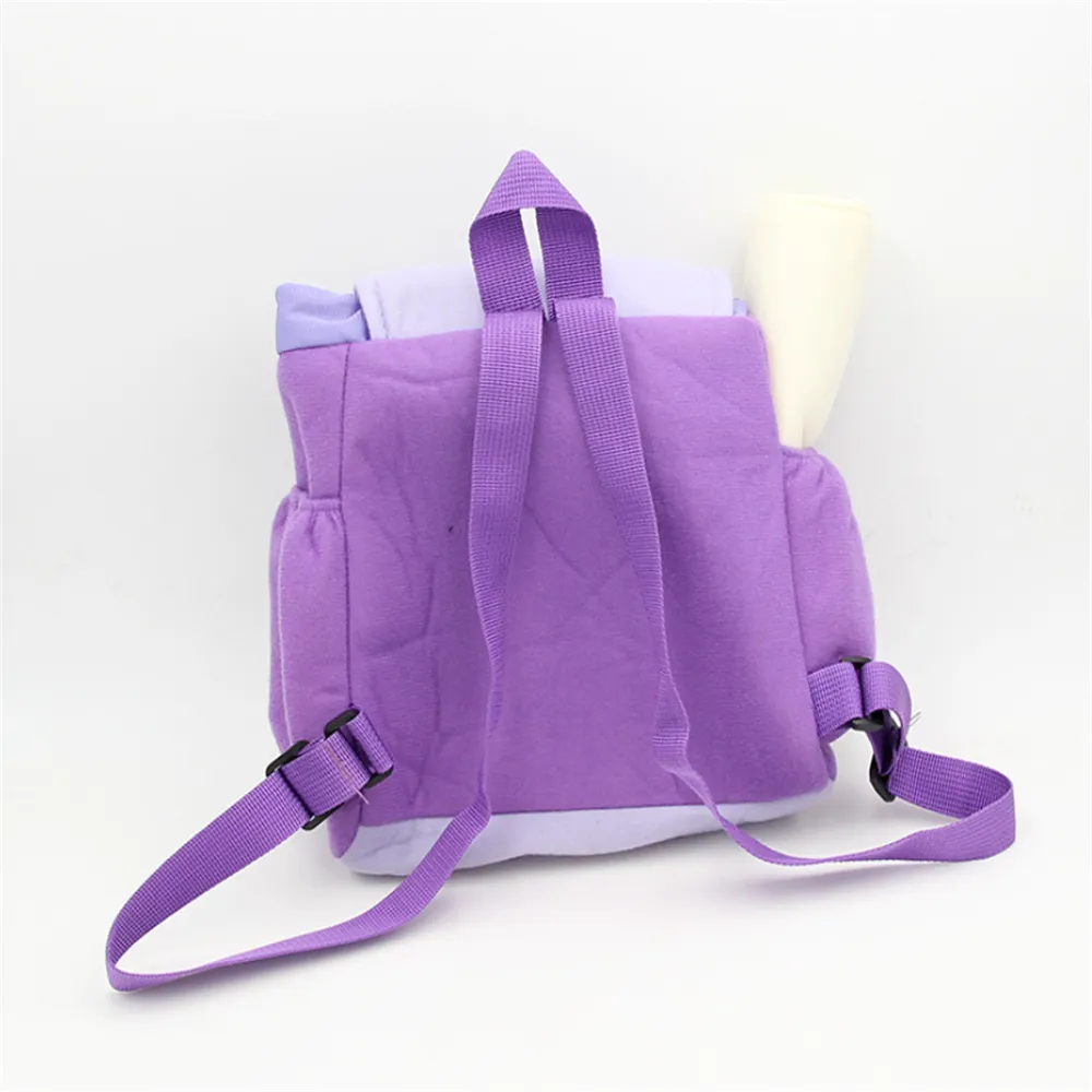 New Kindergarten Purple Dora Explorer Backpack with Map