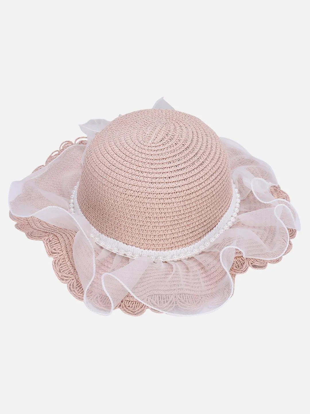 One Friday Pink Summer Cap With Bag