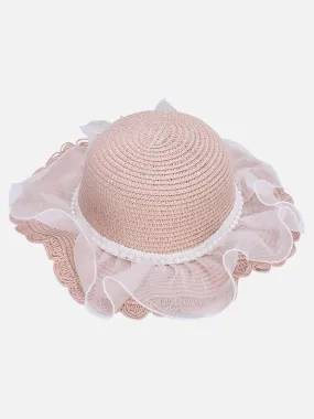 One Friday Pink Summer Cap With Bag