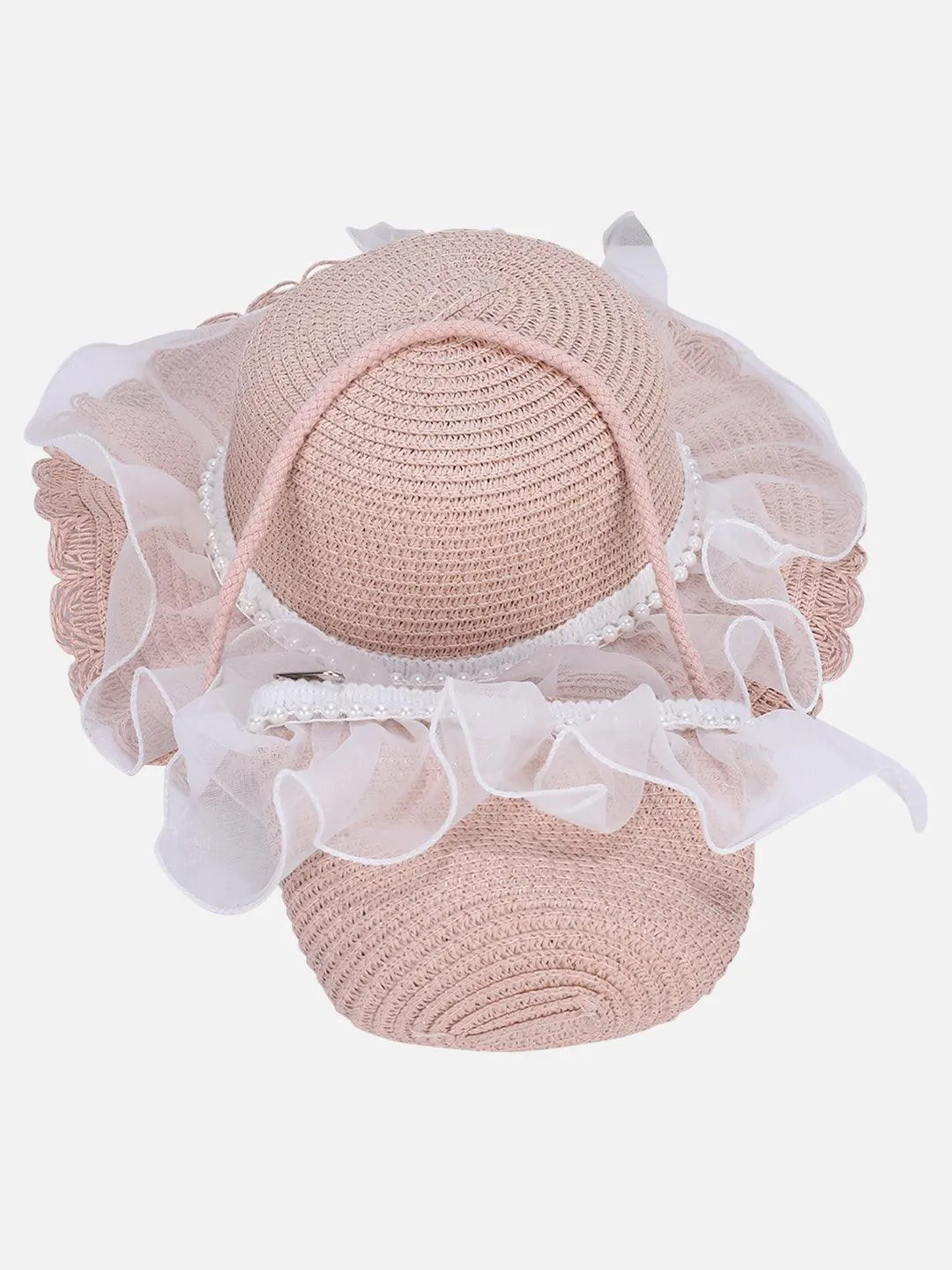 One Friday Pink Summer Cap With Bag
