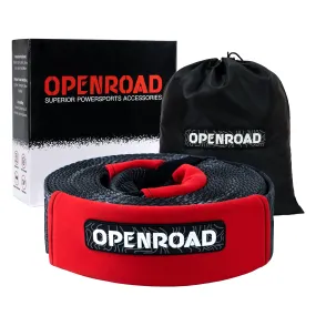 OPENROAD Nylon Heavy Duty Tow Strap Recovery Strap 3" x 30 ft (30,000 lbs) Snatch Strap,  Storage Bag