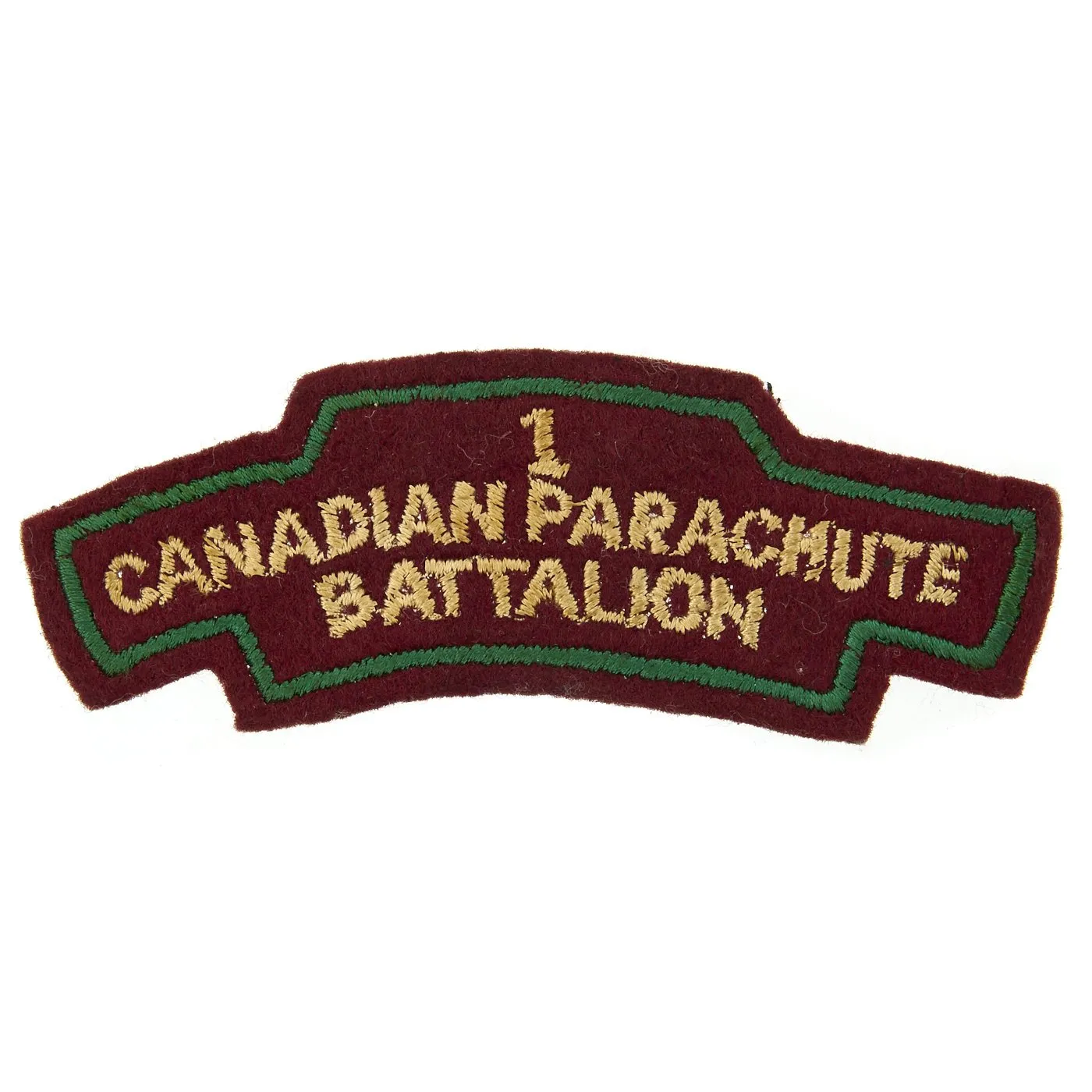 Original Canadian WWII 1st Canadian Parachute Battalion Insignia Set