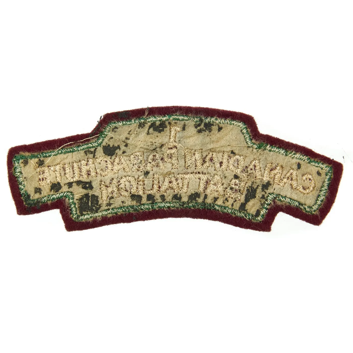 Original Canadian WWII 1st Canadian Parachute Battalion Insignia Set