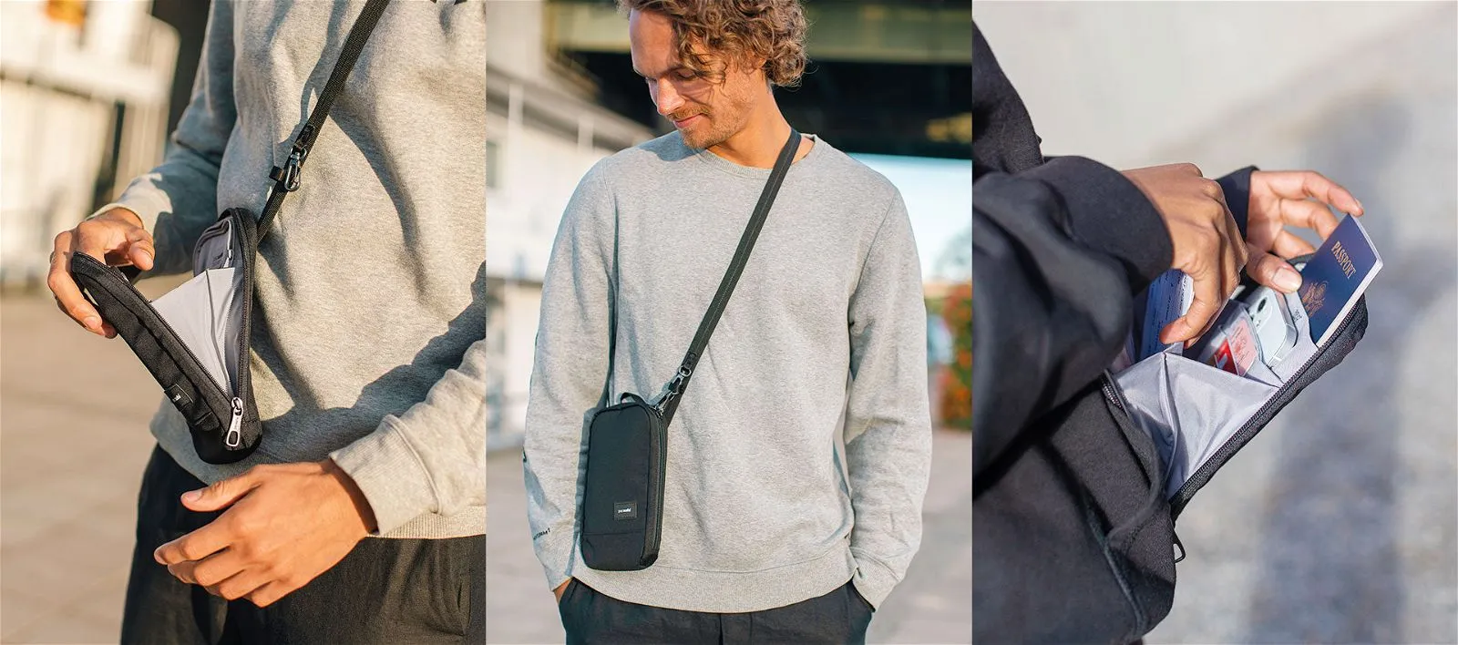 Pacsafe - RFIDsafe™ RFID Blocking Tech Crossbody