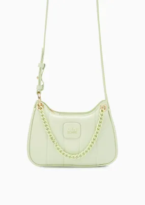Patti Saddle Crossbody Bag - Light Green