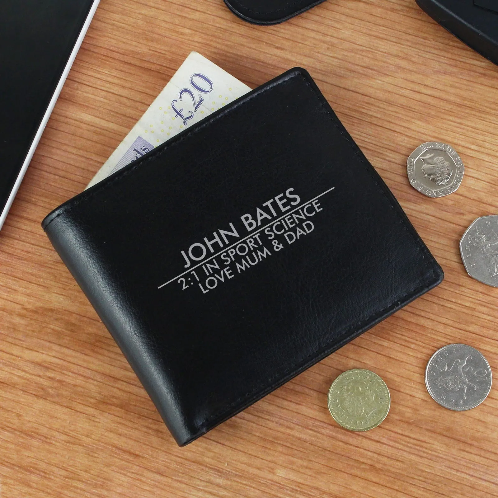 Personalised Classic Leather Wallet