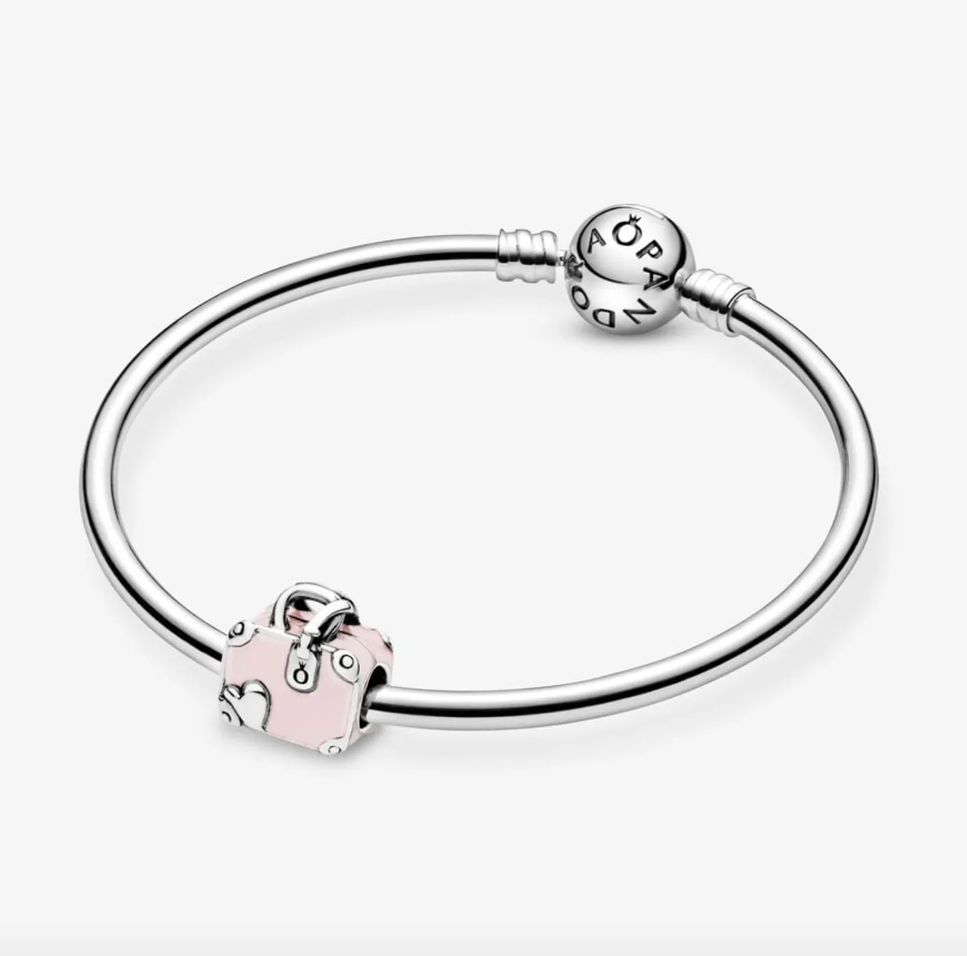Pink Travel Bag Charm